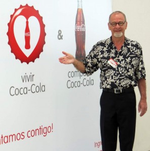 Doug Stevenson trains on storytelling at Coca Cola in Costa Rica
