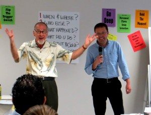 Doug Stevenson provides interactive storytelling for business training